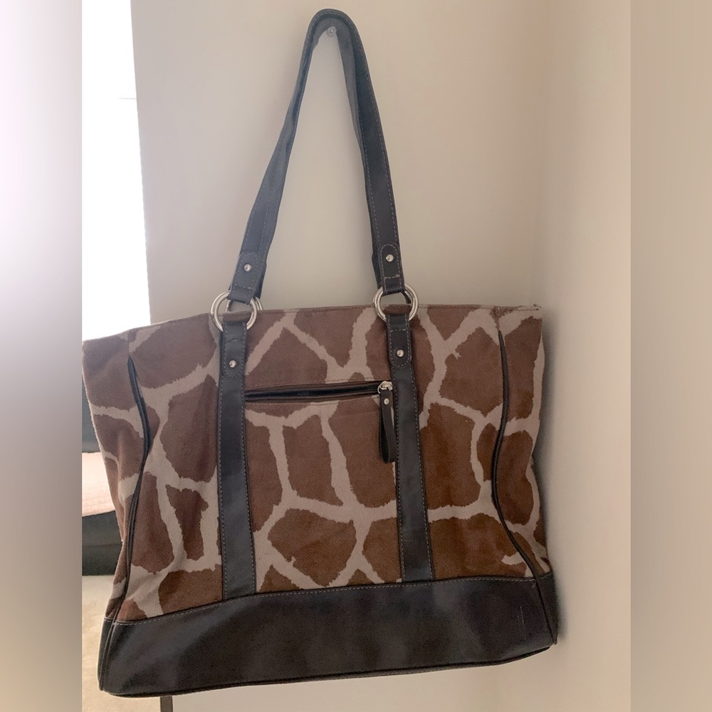 Elle Model Collection faux suede purse